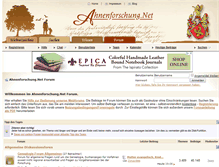 Tablet Screenshot of forum.ahnenforschung.net